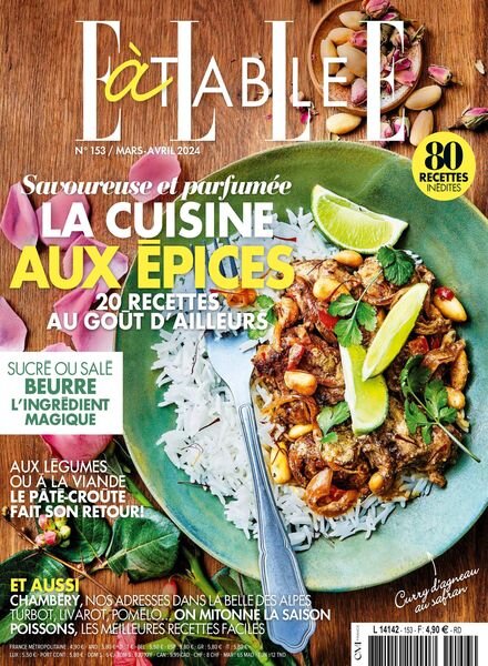 Elle a Table – Mars-Avril 2024 Cover