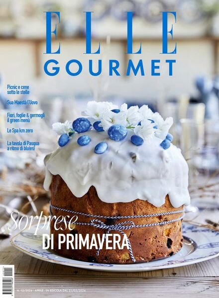 Elle Gourmet Italia – Aprile 2024 Cover