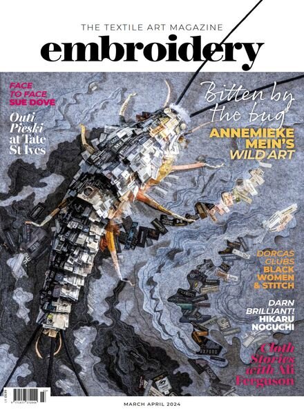 Embroidery Magazine – March-April 2024 Cover