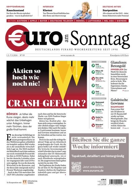 Euro am Sonntag – 1 Marz 2024 Cover