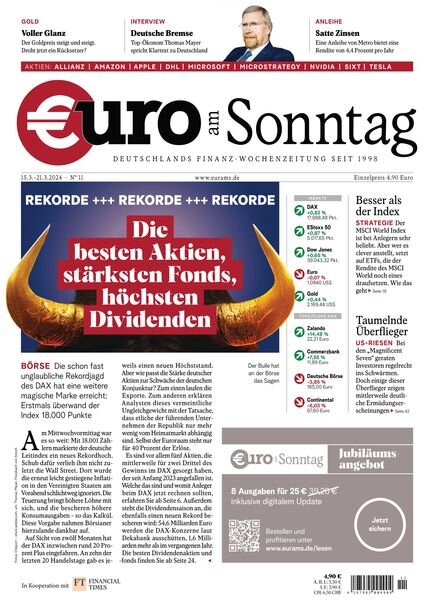 Euro am Sonntag – 15 Marz 2024 Cover