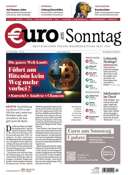 Euro am Sonntag – 8 Marz 2024 Cover