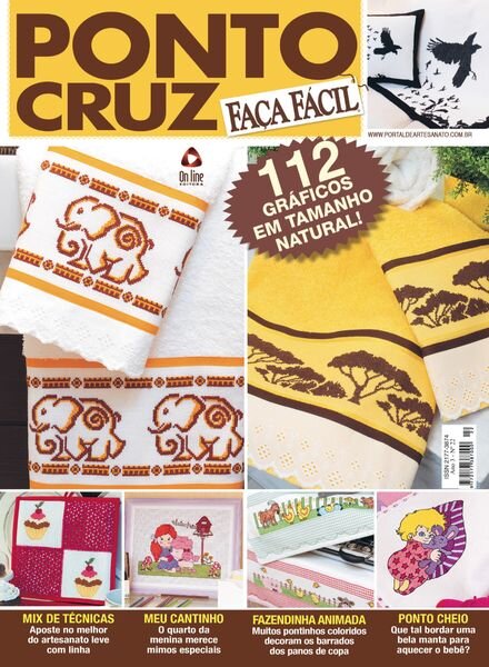 Faca Facil Ponto Cruz – Marco 2024 Cover