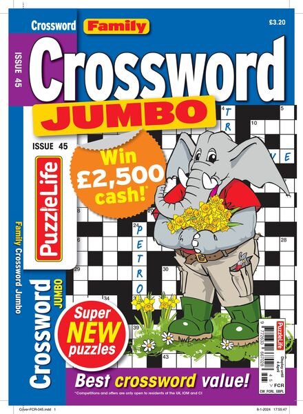 Family Crossword Jumbo – Issue 45 – March 2024 Cover