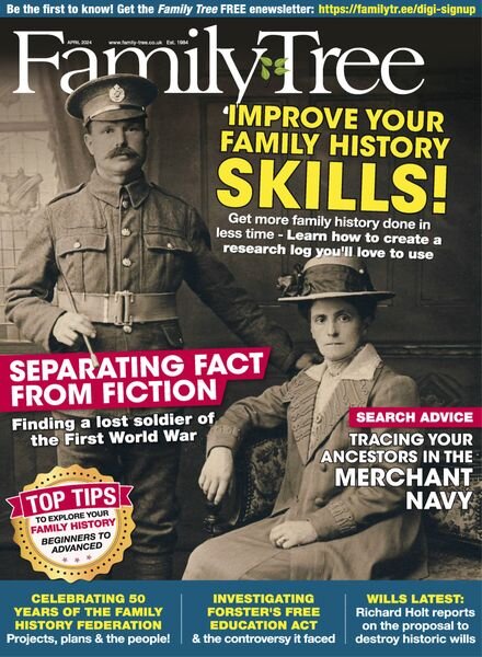 Family Tree UK – April 2024 Cover