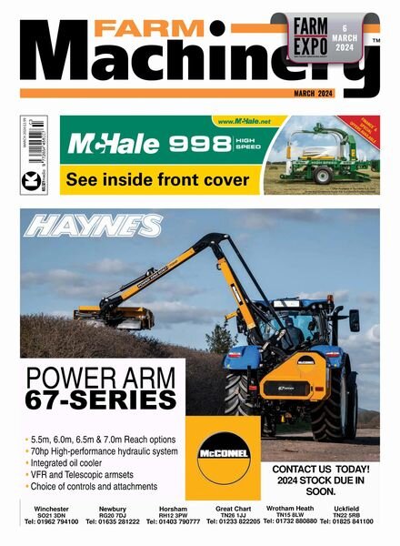 Farm Machinery – March 2024 Cover