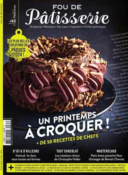 Fou de Patisserie – Mars-Avril 2024 Cover