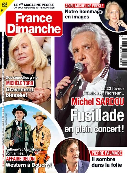 France Dimanche – 1 Mars 2024 Cover