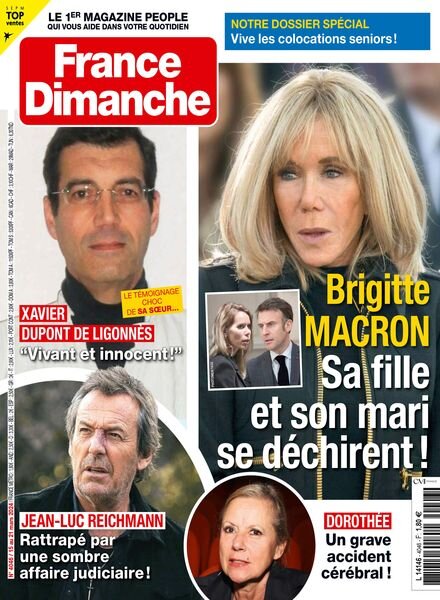 France Dimanche – 15 Mars 2024 Cover