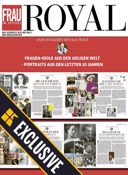 Frau im Spiegel Royal – 3 Marz 2024 Cover