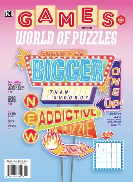 Games World of Puzzles – May 2024 Cover