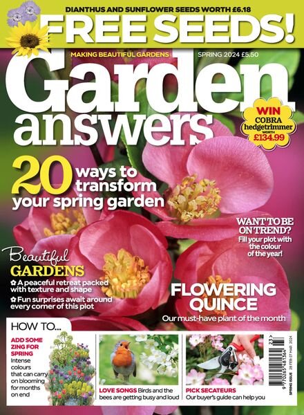 Garden Answers – Spring 2024 Cover