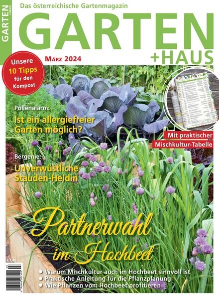Garten+Haus – Marz 2024 Cover