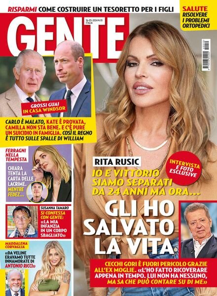 Gente Italia – 16 Marzo 2024 Cover