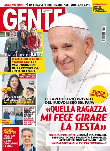 Gente Italia – 23 Marzo 2024 Cover