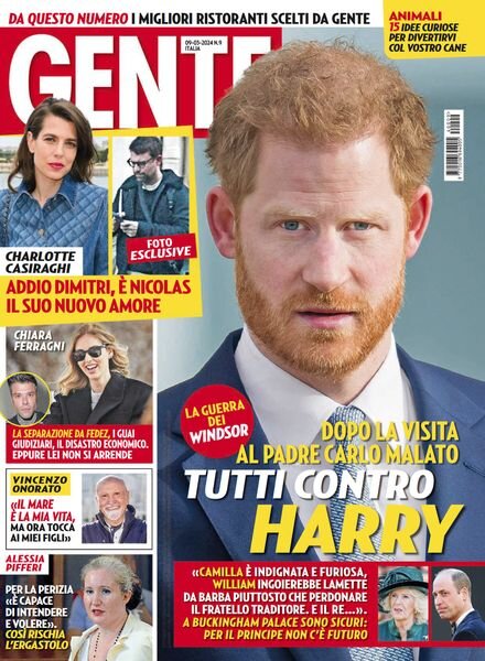Gente Italia – 9 Marzo 2024 Cover