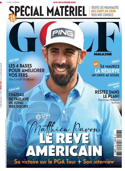 Golf Magazine France – Avril 2024 Cover