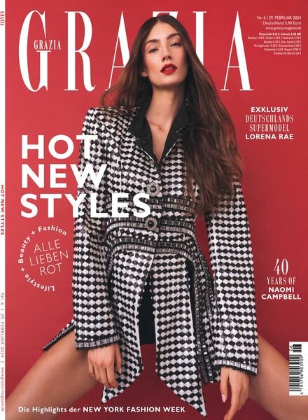 Grazia Germany – 29 Februar 2024 Cover