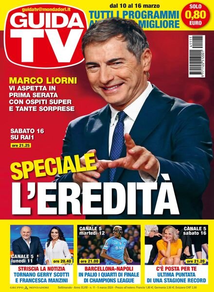 GuidaTV – 5 Marzo 2024 Cover