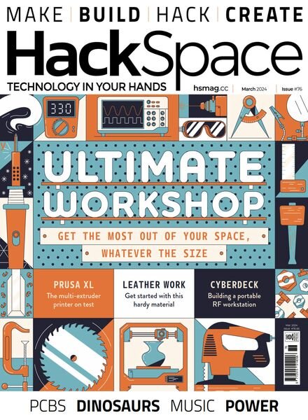 HackSpace – Issue 76 – March 2024 Cover