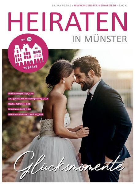 Heiraten in Munster – Nr 18 2024-2025 Cover