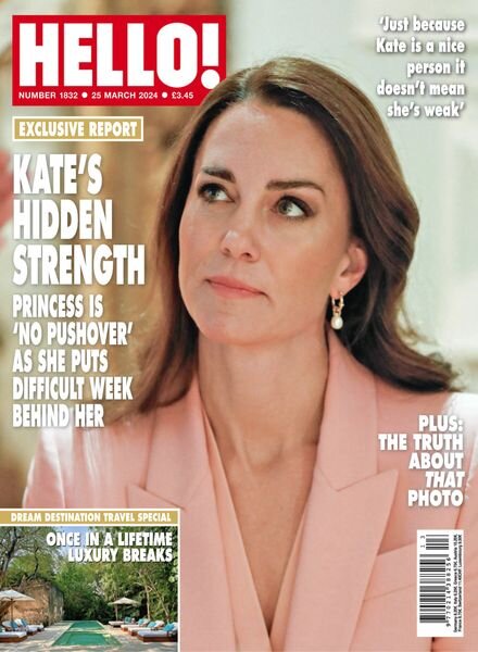 Hello! Magazine UK – Issue 1832 – 25 March 2024 Cover