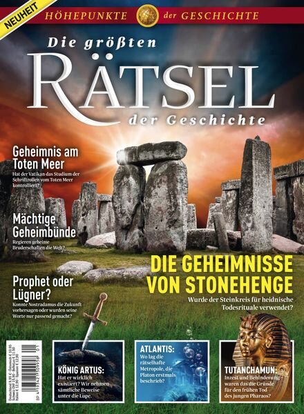 Historie Extra – Die GrOssten Ratsel der Geschichte Cover