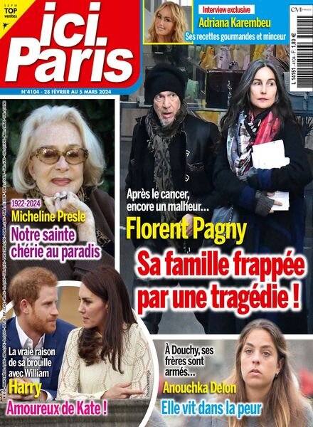 Ici Paris – 28 Fevrier 2024 Cover