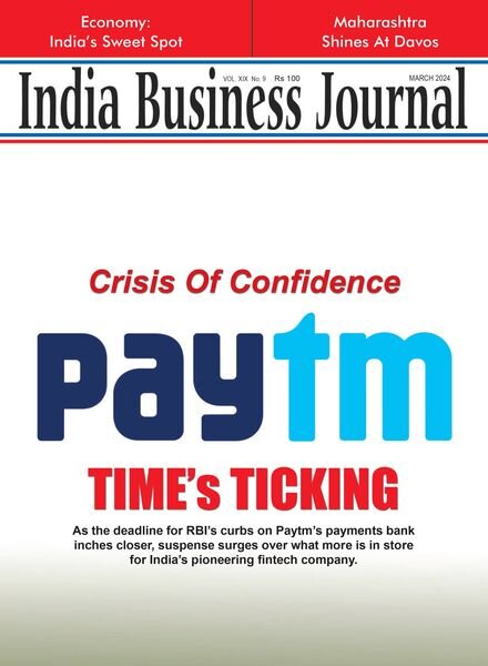 Indian Business Journal – March 2024 Cover