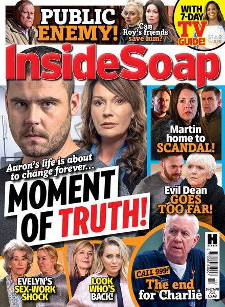 Inside Soap UK – Issue 11- 16 March 2024 Cover