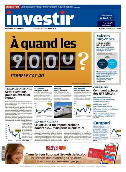 Investir – 16 Mars 2024 Cover