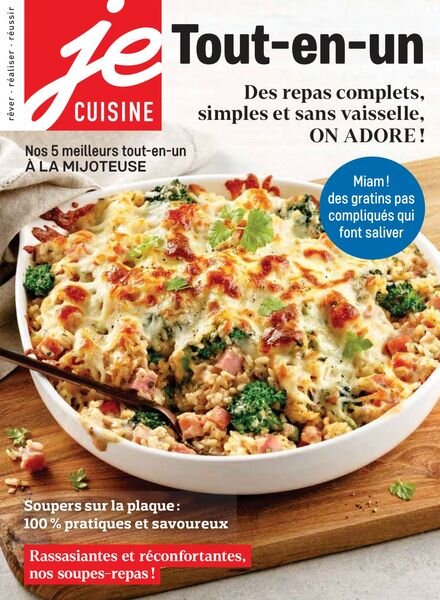 Je Cuisine – Vol 19 N 8 2024 Cover