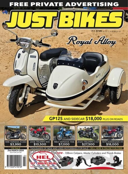 Just Bikes – Issue 428 – March 2024 Cover