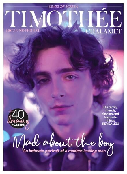 Kings of Screen – Timothee Chalamet – 13 March 2024 Cover