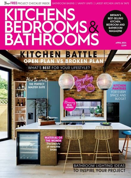 Kitchens Bedrooms & Bathrooms – April 2024 Cover