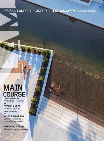 Landscape Architecture Magazine USA – March 2024 Cover