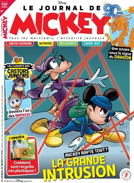 Le Journal de Mickey – 20 Mars 2024 Cover