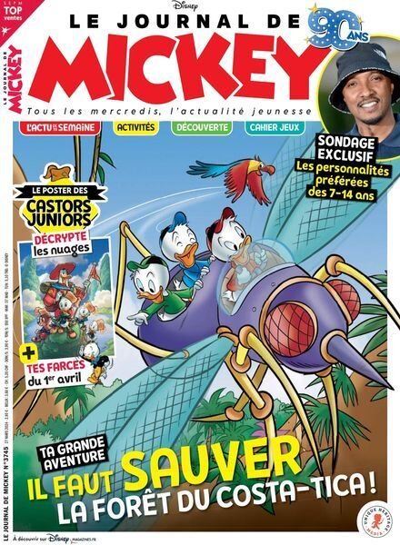 Le Journal de Mickey – 27 Mars 2024 Cover