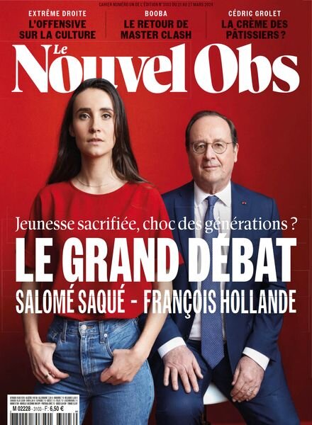 Le Nouvel Obs – 21 Mars 2024 Cover