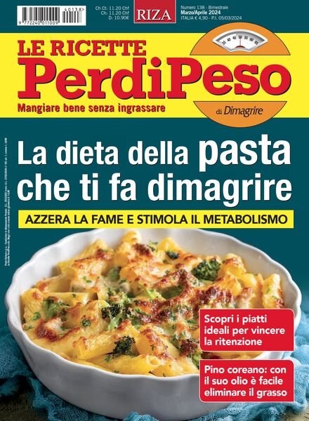 Le Ricette PerdiPeso – Marzo-Aprile 2024 Cover