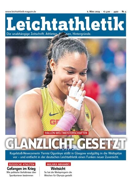 Leichtathletik – 6 Marz 2024 Cover