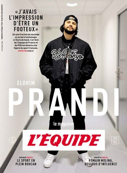 L’Equipe Magazine – 16 Mars 2024 Cover