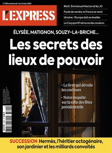 L’Express – 7 Mars 2024 Cover