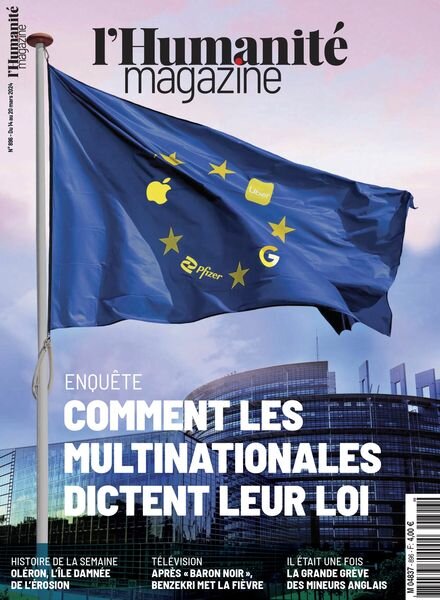 L’Humanite Magazine – 14 Mars 2024 Cover