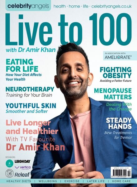 Live to 100 with Dr Amir Khan – Spring 2024 Cover