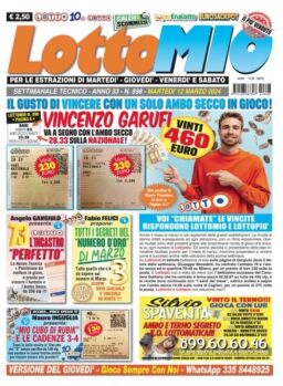 Lottomio del Giovedi – 12 Marzo 2024