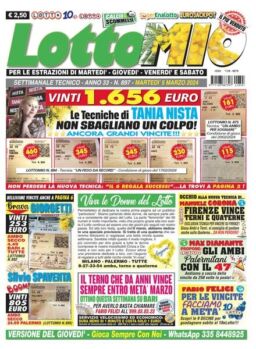 Lottomio del Giovedi – 5 Marzo 2024
