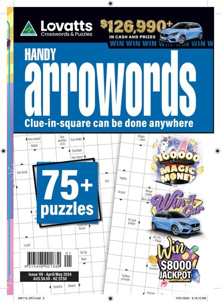 Lovatts Handy Arrowords – Issue 119 2024 Cover
