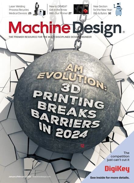 Machine Design – January-February 2024 Cover