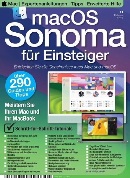 macOS Sonoma fur Einsteiger – Februar 2024 Cover